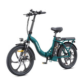 HillMiles MilePort 1 Electric Bike - 250W Motor 36V13Ah Battery 20 Inch Tires Mechanical Disc Brakes - Green